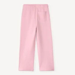 Roze meisjes joggingbroek met contrasterende banden