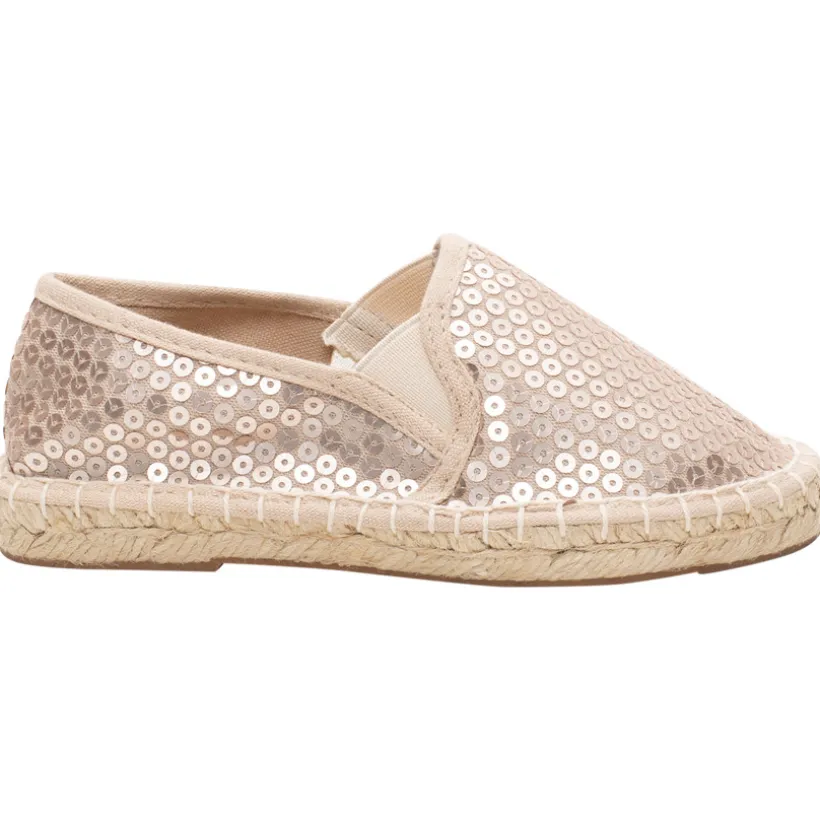 Roze pailletten espadrilles