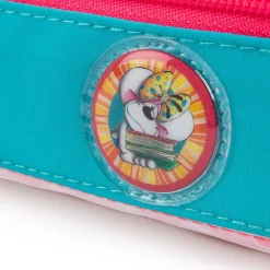 Roze pennenzak met siliconen hangertjes - Diddl