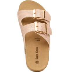 Roze sandalen met dubbele gespen meisjes