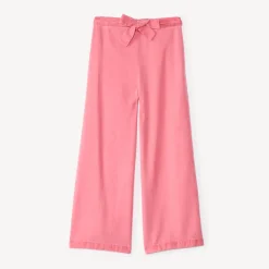 Roze strik brede meisjesbroek