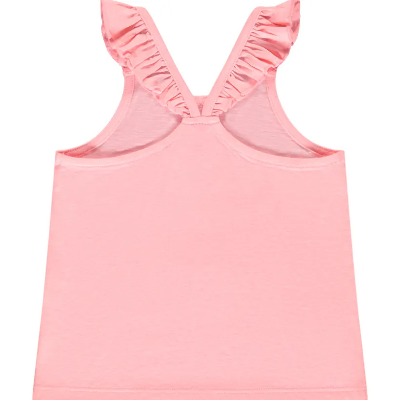 Ruches T-shirt met puff print Tanzanie meisjes