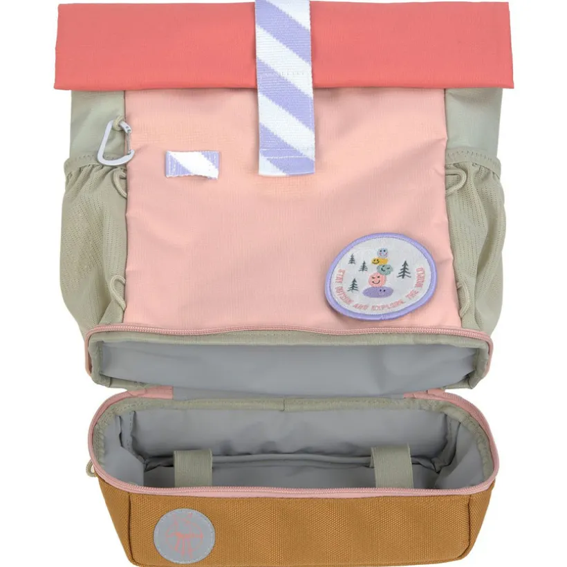 Rugzak kinderen Mini Rolltop Sun explorer Roze