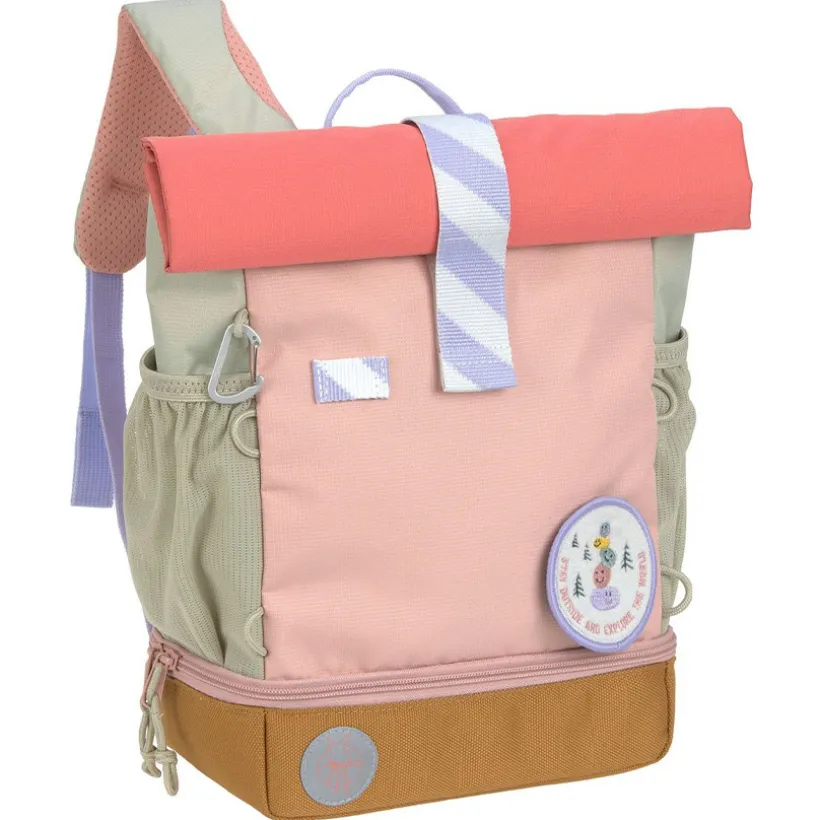 Rugzak kinderen Mini Rolltop Sun explorer Roze