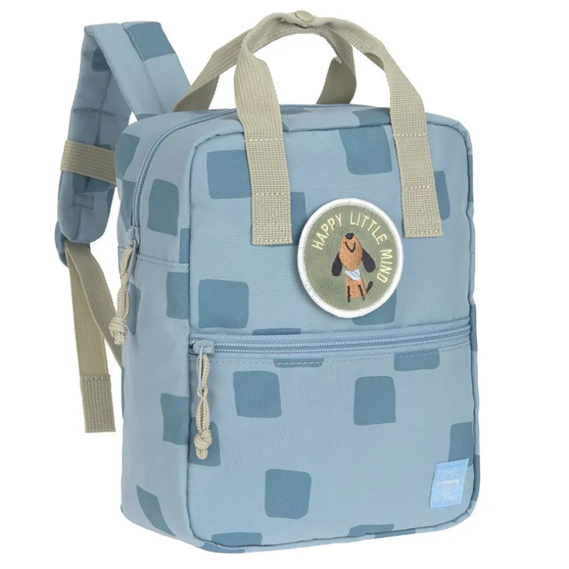 Rugzak kinderen Mini vierkant Pattern Party Blue
