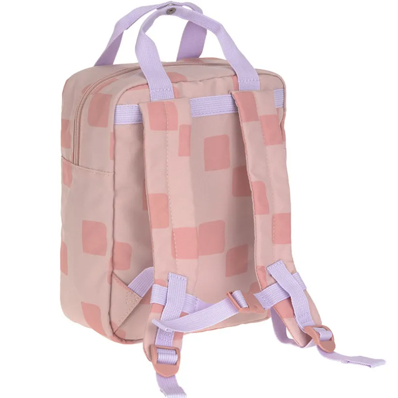 Rugzak kinderen Mini vierkant Pattern Party Roze