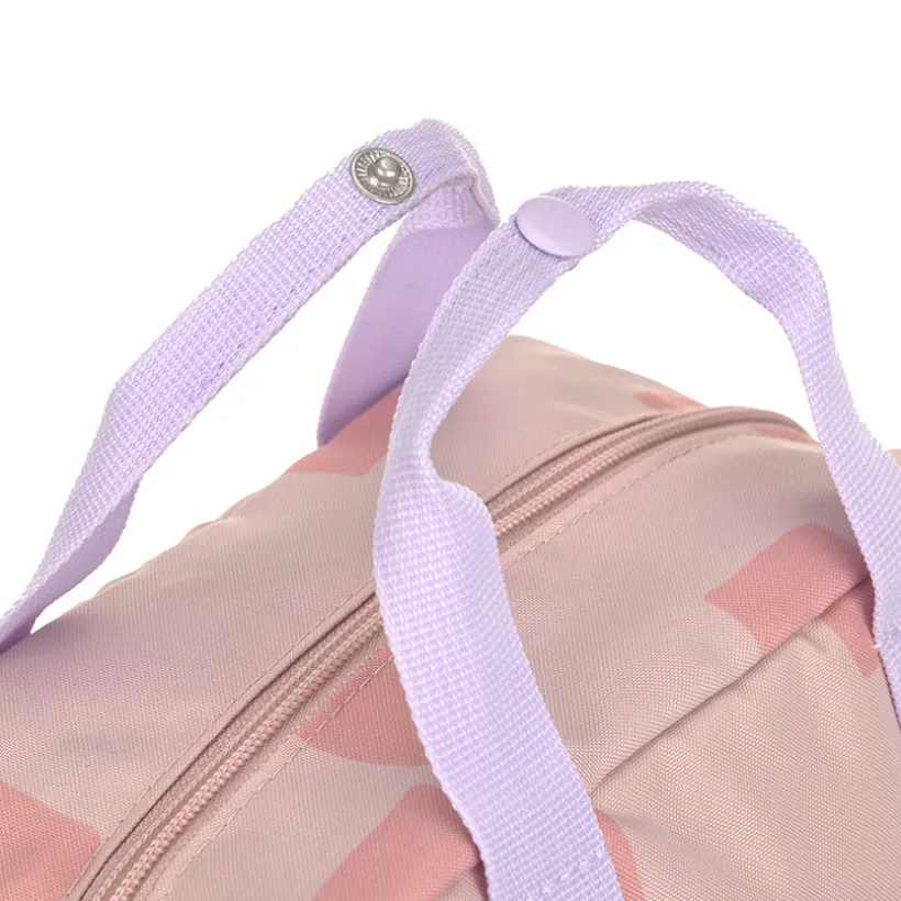 Rugzak kinderen Mini vierkant Pattern Party Roze