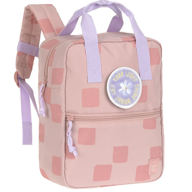 Rugzak kinderen Mini vierkant Pattern Party Roze