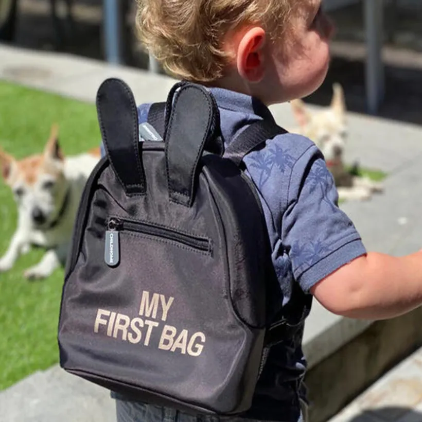 Rugzak My First Bag – Zwart/Goud