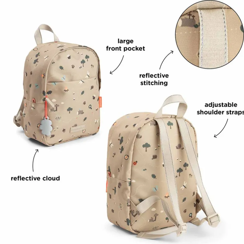 Rugzak voor kinderen 7,5L Tiny Trails Zand
