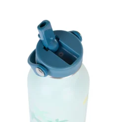 RVS drinkfles met rietje Dino Rigolo - 500 ml