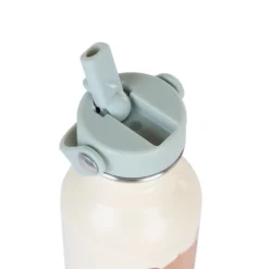 RVS drinkfles met rietje Koning der Bossen - 500 ml