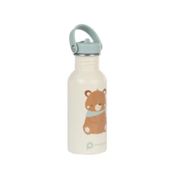 RVS drinkfles met rietje Koning der Bossen - 500 ml