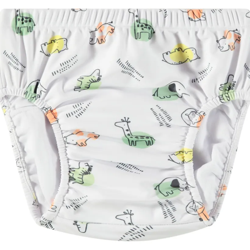 Safari-print zwembroek voor babyjongen