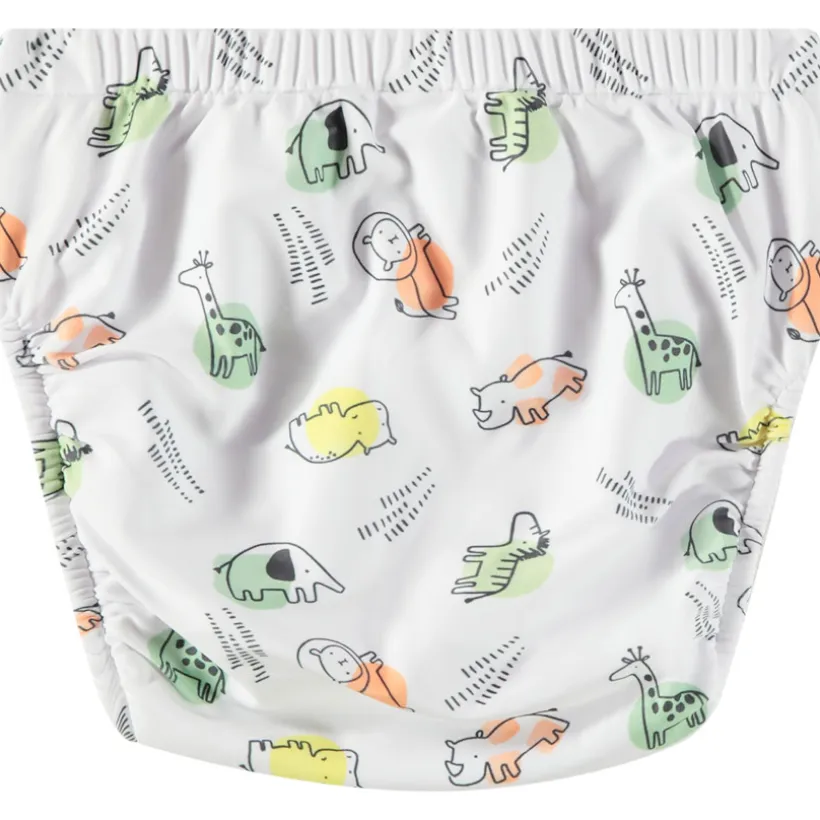Safari-print zwembroek voor babyjongen
