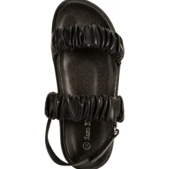 Sandalen in kunstleer met brede plooien meisjes