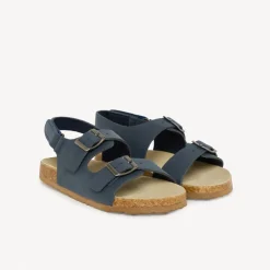 Sandalen met dubbele gespen en klittenbandsluiting jongens