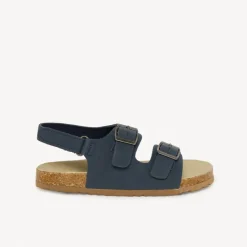 Sandalen met dubbele gespen en klittenbandsluiting jongens