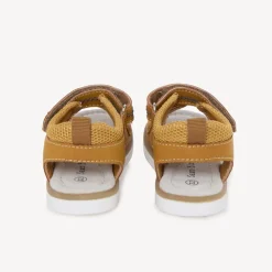 Sandalen met dubbele klittenbandsluitingen voor baby jongen
