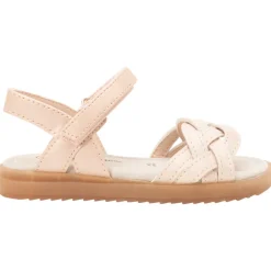 Sandalen met klittenband en gevlochten bandjes meisjes