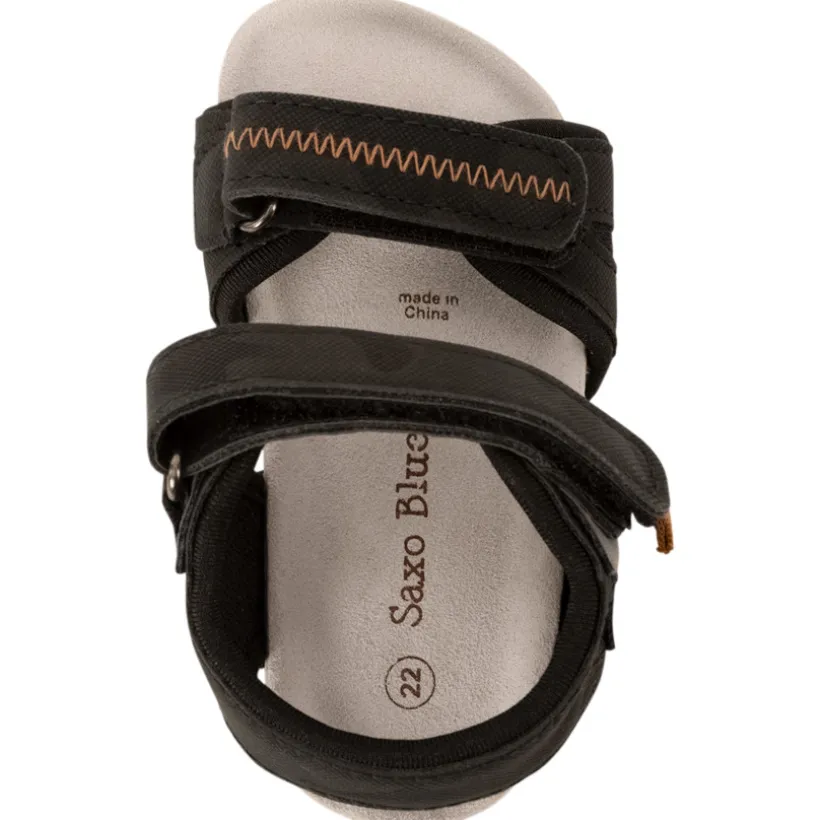 Sandalen met klittenband en subtiele camouflageprint voor baby jongen