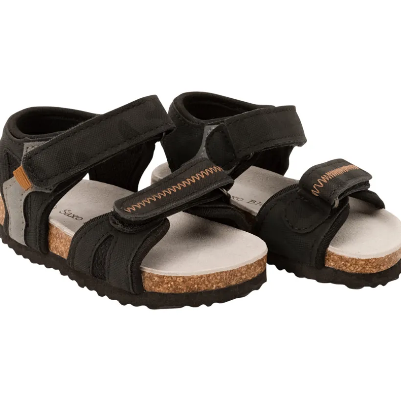 Sandalen met klittenband en subtiele camouflageprint voor baby jongen