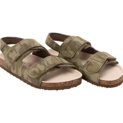 Sandalen met velcro camouflageprint jongens
