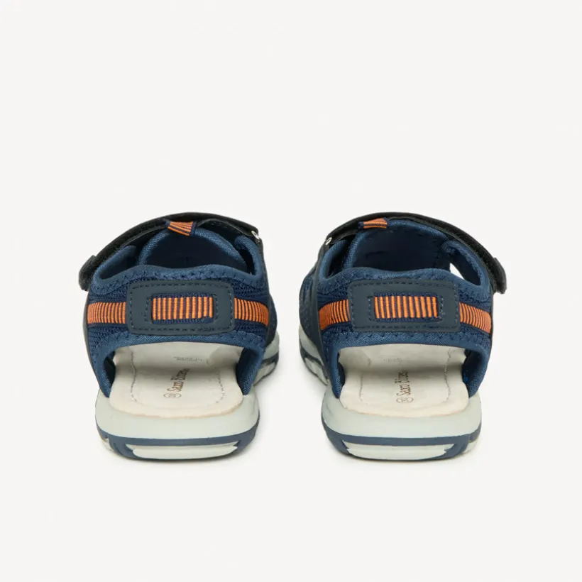 Sandalen met velcro en bicolore elastieken jongens