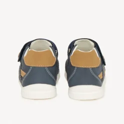Sandalen met velcro en contrasterende inzetstukken voor baby jongen