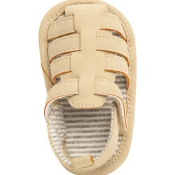 Sandalen met velcro en gestreepte voering voor baby's
