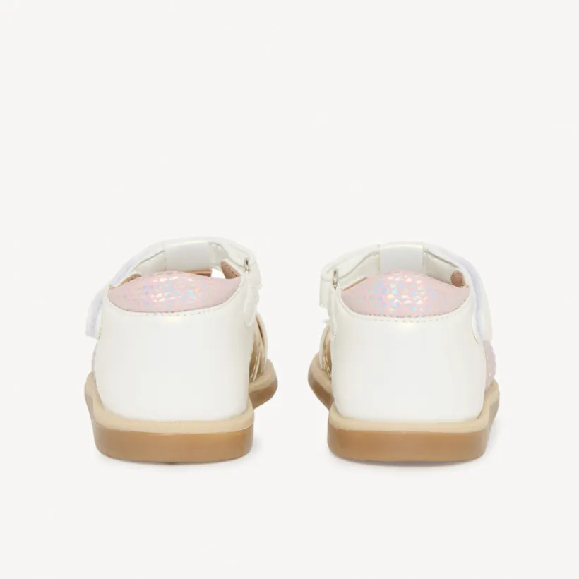 Sandalen met velcro en kruisbandjes meisjes