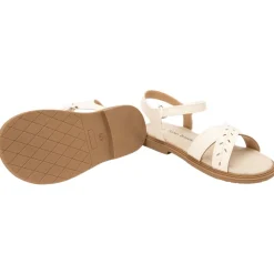 Sandalen met velcro en opengewerkte band meisjes