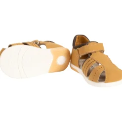 Sandalen velcro met perforaties voor baby jongen