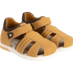 Sandalen velcro met perforaties voor baby jongen