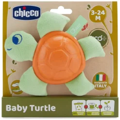 Schildpad bijtring en rammelaar ECO+