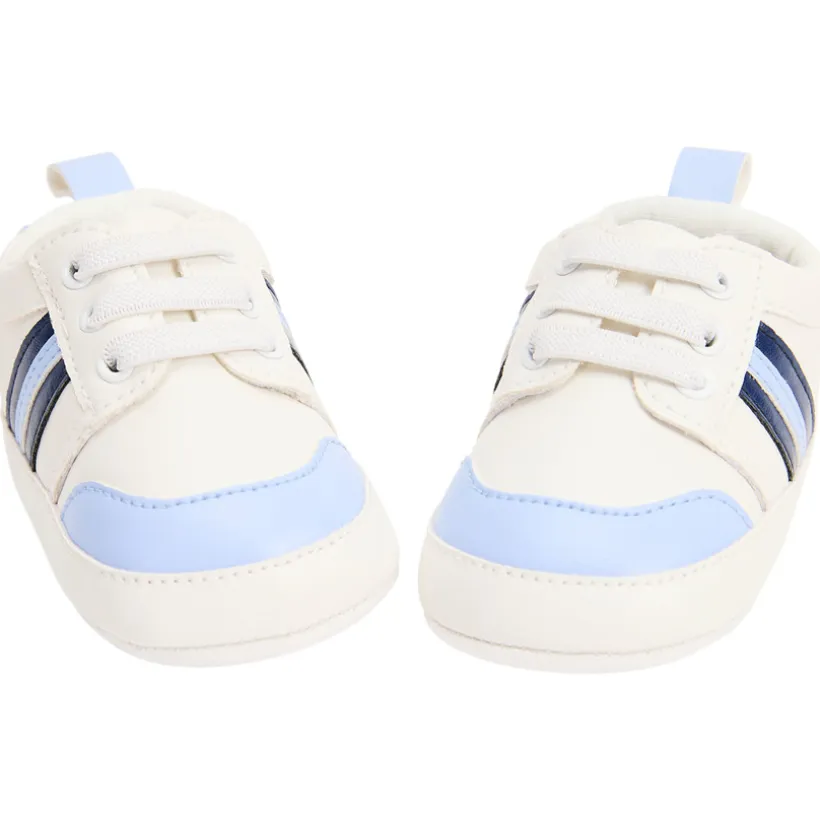 Schoenen met contrasterende banden voor babyjongen