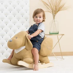 Schommeldier Charlie de Hond Jacquard Caramel