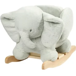 Schommeldier Olifant Donkergroen