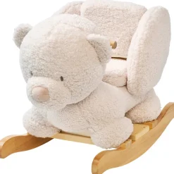 Schommeldier Teddy beer Ecru 59 cm