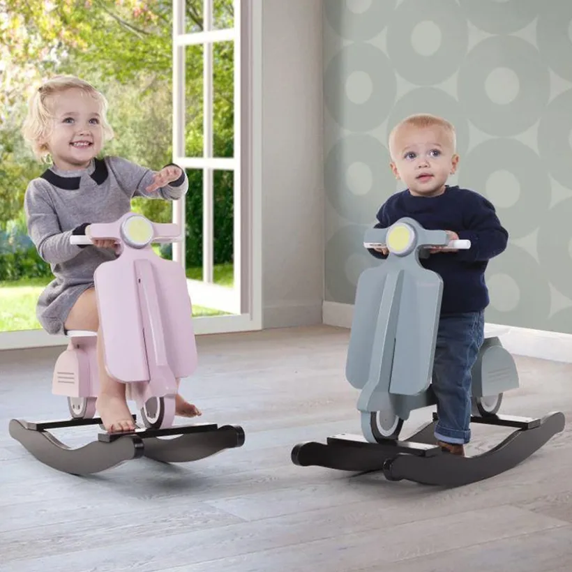 schommel scooter Mint Blue/Black