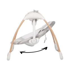 Schommelstoel relax Dolphy Pure white