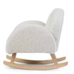 schommelstoel voor kinderen Teddy wit