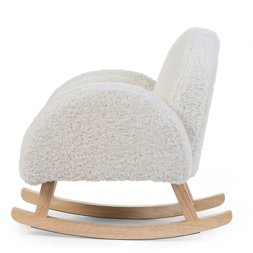 schommelstoel voor kinderen Teddy wit