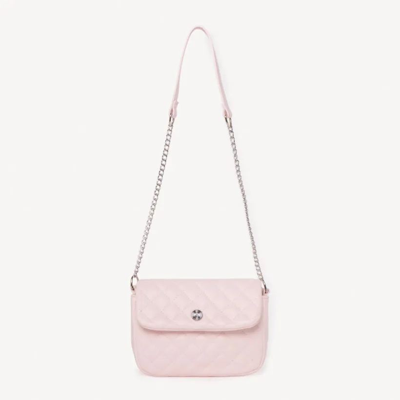 Schoudertas van quilted leer meisjes