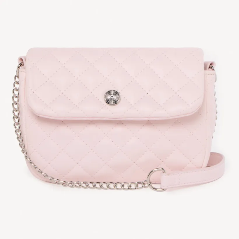 Schoudertas van quilted leer meisjes