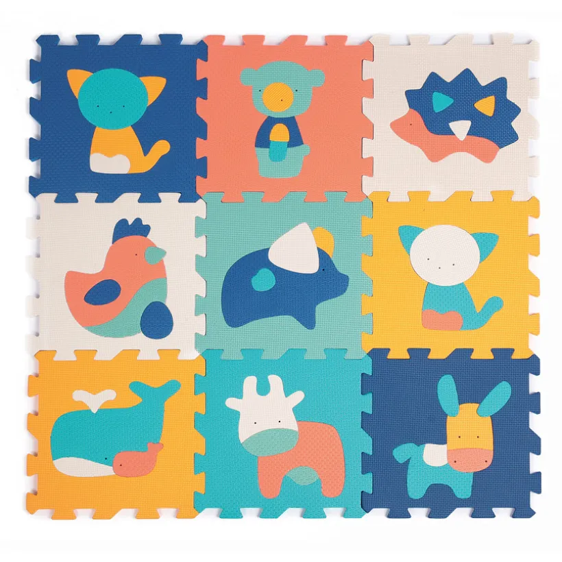 schuimplaten met dierenprint
