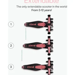 Scooter Xtend Ride On Step 3-in-1 Blossom 12M-12Jaar