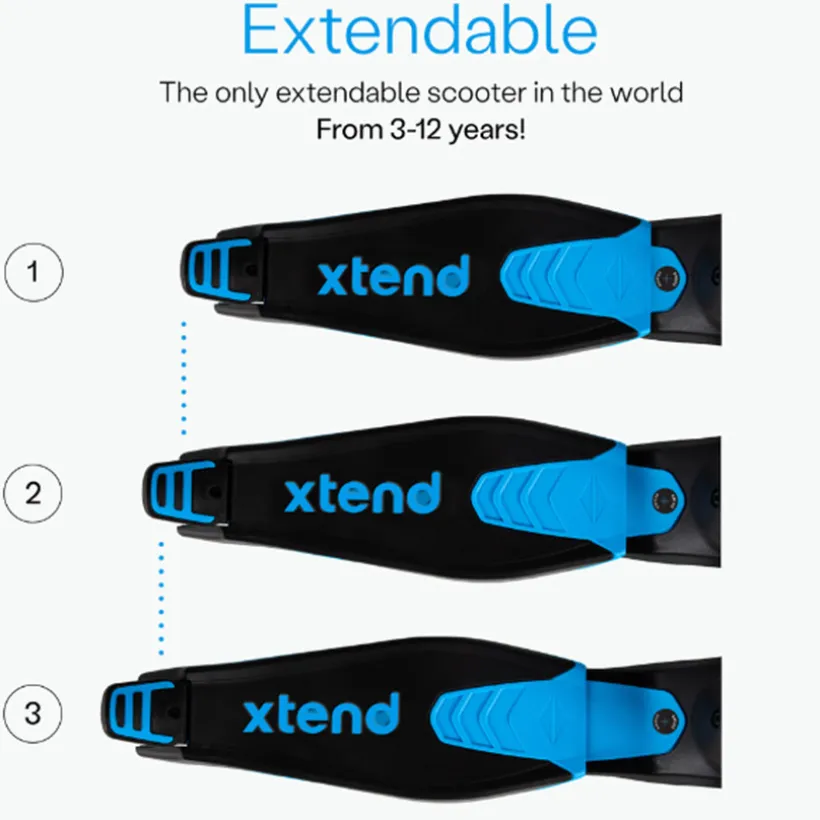 Scooter Xtend Ride On Step 3-in-1 Blue 12M-12Jaar