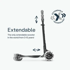 Scooter Xtend Ride On Step 3-in-1 Cool Grey 12M-12jaar