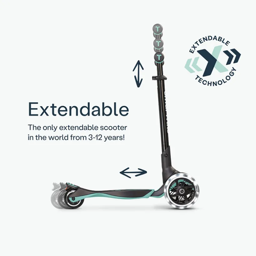 Scooter Xtend Ride On Step 3-in-1 Petrol Green 12M-12jaar